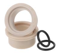 Hohopeti Juego de Manguitos Amortiguador Trasero para Bicicleta, Anillo Fijo de Buje de Goma, Almohadilla Amortiguadora Trasera, Protector de Anillo para Reparación y Mantenimiento, Tamaño