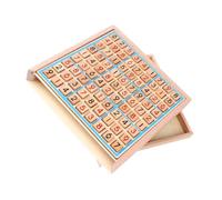 Hohopeti Juego de Mesa Sudoku de Madera, Tablero 9 Cuadrículas, Juguete Aritmético Educativo de Lógica Matemática, Entrenamiento de Pensamiento Lógico y Habilidades Numéricas,