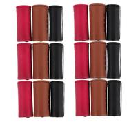 Hohopeti Juego de Varillas para Permanente sin Calor Banda Elástica Antideslizante, 18 Piezas (6 de 4.0 Cm, 6 de 3.5 Cm, 6 de 3.0 Cm) para Rizos Definidos en Cabello Natural, Uso Doméstico