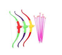 Hohopeti Juegos de Tiro para 3 Piezas, Set de Flechas Ventosa en Forma de Águila, Material Abs Duradero, Color Aleatorio, Juguete de Simulación para Exteriores y Juego