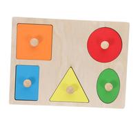 Hohopeti Juguete de Bloques de Madera Geométricos para Educativo Seguro Olor para Apilar y Clasificar Desarrollo de Habilidades Cognitivas y Motrices Regalo para Festivales