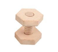 Hohopeti Juguete de Madera Tornillos y Tuercas, Formas Geométricas para Aprendizaje Temprano, Juego Educativo de Ensamblaje y Desarrollo Motor, Seguro y Resistente para Bebés y Pequeños