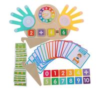 Hohopeti Juguete de Montessori para Niñas Desarrollo Cognitivo con Colores y Cálculo y Restas para Educación Temprana