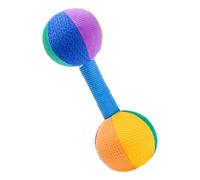 Hohopeti Juguete de Pesas para Niña Portátil Colorido con Sonajero Material Seguro y Suave para Agarre Sensorial Estimula Desarrollo Infantil y Es Ligero para Recién Nacidos