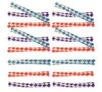 Hohopeti Juguete Masticable para Loros de Bambú, Trampa para Dedos Colorida, 24 Piezas para Relleno de Piñatas y Regalos de Cumpleaños, Accesorio Multifuncional para Jaulas Color Aleatorio