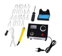 Hohopeti Kit de Pirograbado con Soldador Eléctrico Ajustable Herramienta de Quemado Profesional para Madera y Bricolaje con Puntas Intercambiables y Soporte Compatible Acv Diseño Ligero y
