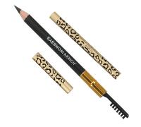 Hohopeti Lápiz de Cejas Negro 2 Piezas Pincel para Cejas Doble Punta Maquillaje Portátil para Definición Natural y Uso Diario