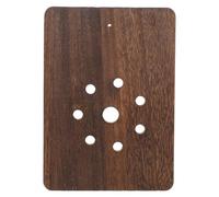 Hohopeti Macetero Colgante de Pared de Madera Maciza 20X28X15 CM para Helechos y Orquídeas Tablero Decorativo Vertical para Interiores Decoración Rústica para Sala de Estar y Balcón