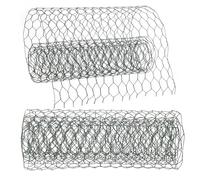 Hohopeti Malla de Alambre de Pollo para Arreglos Malla Decorativa Resistente y Ligera para Manualidades y Bricolaje Grosor Color Verde Revestido