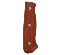 Hohopeti Mango Ergonómico Antideslizante de Madera Sapele para Cuchillo de Cocina 12x3,2x2 Cm, Accesorio de Repuesto para Mango de Cortador, Compatible con Cuchillos de Chef y Deshuesador,
