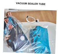 Hohopeti Manguera para Sellador al Vacío Compatible con Foodsaver Accesorio Adaptable para Bolsas con Cierre Tapones de Vino y de Frascos Aislamiento de Olores para Alimentos Frescos