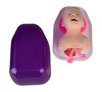 Hohopeti Maniquí de Entrenamiento de Intubación Traqueal Oral-nasal para Pequeños, Modelo Educativo de Pvc para Capacitación Médica, Simulador Didáctico para Formación en Gestión