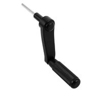 Hohopeti Manivela Ajustable para Escritorio Infantil Negra, Mango Plegable de Altura Regulable, Mecanismo Manual de Control para Mesa de Estudio, Adecuado para Tareas y Espacios Compactos