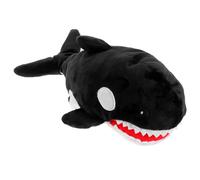 Hohopeti Marioneta de Mano Ballena Negra Móvil Peluche Educativo para Cuentos Imaginación Desarrollo Cumpleaños Fiesta