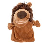 Hohopeti Marioneta de Mano de León de Peluche Interactiva Juguete Educativo de Animales Salvajes Tamaño Mediano Color Aleatorio para Contar Historias y Desarrollo
