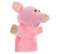 Hohopeti Marioneta de Mano de Peluche con Diseño de Cerdo Divertido y Suave Juguete Interactivo para Material Cómodo y Portátil para Estimular Creatividad y Comunicación Familiar
