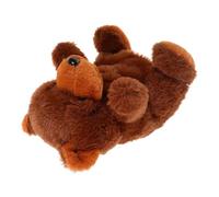 Hohopeti Marioneta de Mano Oso Pardo de Peluche Educativa para Juguete Interactivo para Desarrollo Sensorial y Creatividad Ligera y Portátil para Casa y Exterior
