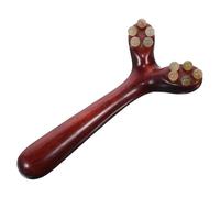 Hohopeti Masajeador Facial de Palisandro Rodillo y Tipo Cuerno para Cara y Cuello Herramienta Gua Sha para Cuidado Piel Masajeador Portátil para Rutina Diaria de Belleza