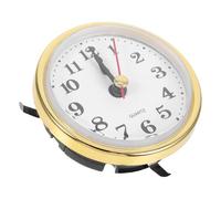 Hohopeti Mecanismo de Reloj de Cuarzo Silencioso 65 Mm Cabezal Redondo y Números Arábigos, Inserto para Manualidades Diy, Movimiento Preciso para Proyectos de Bricolaje y Decoración