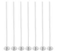 Hohopeti Mechas para Velas de Algodón Preenceradas de 10 Cm con Base 200 Unidades para Hacer Velas Artesanales Suministros DIY y Frascos Kit Manualidades para Decoración y Meditación