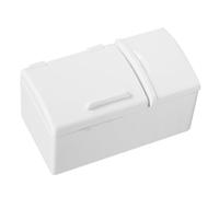 Hohopeti Mini Refrigerador Blanco para Casa de Muñecas, Congelador Pequeño de Juguete, Accesorio para Cocina de Muñecas, Herramientas en Miniatura, Decoración Práctica para Casas Pequeñas