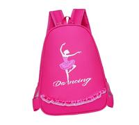 Hohopeti Mochila Ballet Niñas Ligera y Duradera de Oxford Bolsa de Baile Latina y Diseño Princesa para Escuela y Viajes Rosa