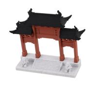 Hohopeti Modelo de Puerta Miniatura de Arquitectura Antigua Ornamento para Bonsái y Acuario Decoración para Jardín Paisaje Miniatura Estatua de Arco Tradicional