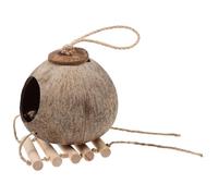 Hohopeti Nido de Descanso para Aves con Cáscara de Cama para y Pájaros Diseño y Duradero Decoración Natural para Exteriores y Jaulas Fácil de Transportar y Almacenar