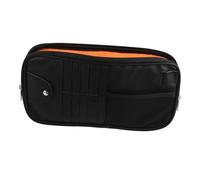 Hohopeti Organizador Solar para Coche con Clip Visor Soporte Multiusos para Gafas Tarjetas y Diseño y Fácil Instalación Negro para Interior Automotriz
