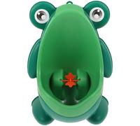 Hohopeti Orinal Diseño de Rana Verde para Entrenamiento para Ir al Baño, Material Pp Resistente Tanque Extraíble y Rueda Giratoria para Baño Varios estilos