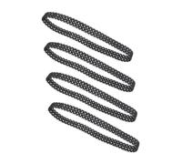 Hohopeti Orugas de Goma para Tanque 4 Piezas Correas de Reemplazo para Coche Teledirigido Estabilidad y Agarre Compatible Robot DIY para Superficies Variadas