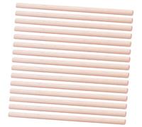 Hohopeti Palos De Ritmo De Madera Caqui 20 Piezas 11.81X0.47In Instrumentos De PercusióN para NiñOs Desarrollo Musical En Aula Y Hogar Baquetas RíTmicas Seguras para Juegos Y Regalos
