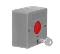 Hohopeti Panel Inalámbrico de Botón de Llamada de Emergencia para Personas Mayores con Llave de Liberación, Interruptor de Alarma para Baño y Ducha, Sistema de Alerta para Uso