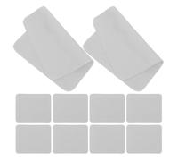 Hohopeti Paños de Microfibra para Limpieza de Gafas 50 Unidades Paño Ultrasuave de Doble Cara Antirayaduras Tamaño 18 X 15 CM Gamuza Sintética Gris Claro para Gafas Pantallas y Lentes