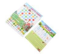 Hohopeti Pegatinas de Entrenamiento para Ir al Baño Seguras Y Resistentes para Niños Pequeños Tabla de Entrenamiento para Ir al Baño con Pegatinas Reutilizables