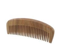 Hohopeti Peine de Madera Natural para Cabelludo con Dientes Anchos Masajeador Ergonómico para Cabello Rizado y Ondulado Desenredante Versátil para Cuidado y Estilizado del Cabello