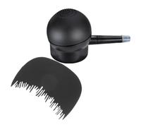 Hohopeti Peine para la Línea del Cabello y Boquilla para Aplicar Spray de Fibra Capilar, 2 Piezas, Negro, Mezcla Sin Costuras, para Hombres y Mujeres, Fiestas y Uso Diario