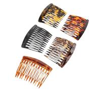 Hohopeti Peinetas Laterales Vintage de Acetato Antiestáticas para Cabello Grueso y Rizado 12 Dientes Set de 5 Unidades Peineta Francesa Elegante para Recogidos Bodas y Fiestas