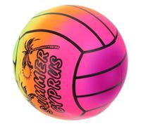 Hohopeti Pelota Hinchable de PVC Arcoíris para Playa y Piscina Juguete Deportivo para Adolescentes Resistente y Colorida para Actividades al Aire y Infantiles