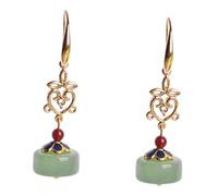 Hohopeti Pendientes Largos Estilo Retro para Mujer Delicados y Ligeros Diseño Chino Vintage Accesorios Elegantes para Diario y Ocasiones Especiales