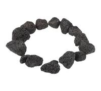 Hohopeti Piedras Volcánicas Negras para Acuario y Jardín, Decoraciones Naturales Porosas, 400 G, Roca Volcánica Segura para Peces, Artesanía y Decoración de Macetas, Suministros