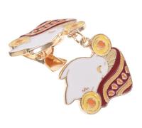 Hohopeti Pin de Solapa Forma de Hongo Clip para Cárdigan y Bufanda para Mujer Broche Decorativo Pintado a Mano Esmalte Accesorio Ligero y Resistente para Ropa