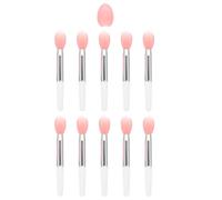 Hohopeti Pincel Aplicador Aplicación Uniforme de Mascarilla de Labios y Efecto Voluminizador de Silicona Rosa para Uso Diario y Profesional