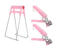 Hohopeti Pinzas para Cuencos de Cocina de Acero Inoxidable y Abs, Antideslizantes y Resistentes al Calor, Pack de 3 Unidades para Hornos y Parrillas