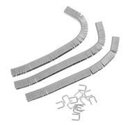 Hohopeti Pinzas para Salchichas en Forma de U de Aluminio Alimentario, 4000 Unidades para Máquina Atadora de Bolsas, Clips Metálicos de Sellado Hermético para Embutidos, Carne y