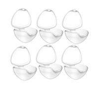 Hohopeti Portachupetes Portátil de Polipropileno para 6 Chupetes de Ñiño Caja de Almacenamiento Compacta y Segura Estuche Antidespolvorante para Guardar Chupetes y Juguetes Molares de