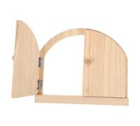 Hohopeti Protector para Interruptores de Luz de Madera Maciza Cubierta Doble Puertas Tipo Hada Tapa Autoadhesiva para Enchufes Seguridad Infantil y Decoración para Hogar Segura