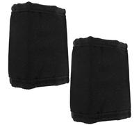 Hohopeti Protectores para Patas de Caballo de Tela Oxford Negra, Ligeros y Fáciles de Limpiar, 2 Piezas Ideales Cuidado y Protección de Cascos y Patas