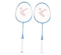 Hohopeti Raqueta Bádminton Infantil Aluminio Ligero con Diseño de Dibujos Animados Set de Entrenamiento Exterior para Niñas Colores Azul y Rosa Aleatorios Color Aleatorio