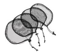 Hohopeti Red Elástica para Moño de Pelo 4 Piezas Tamaño Circular Transpirable Cómoda para Niñas Uso Diario Accesorio para Pelucas